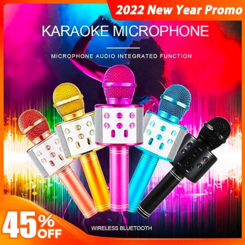 Wireless Bluetooth karaoke microphone