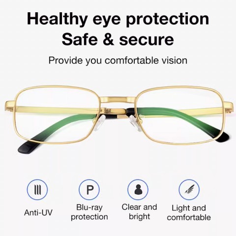 crystal lens folding reading glasses