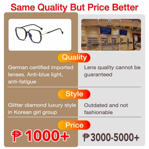 New fashionable large-frame high-definition anti-blue light reading glasses