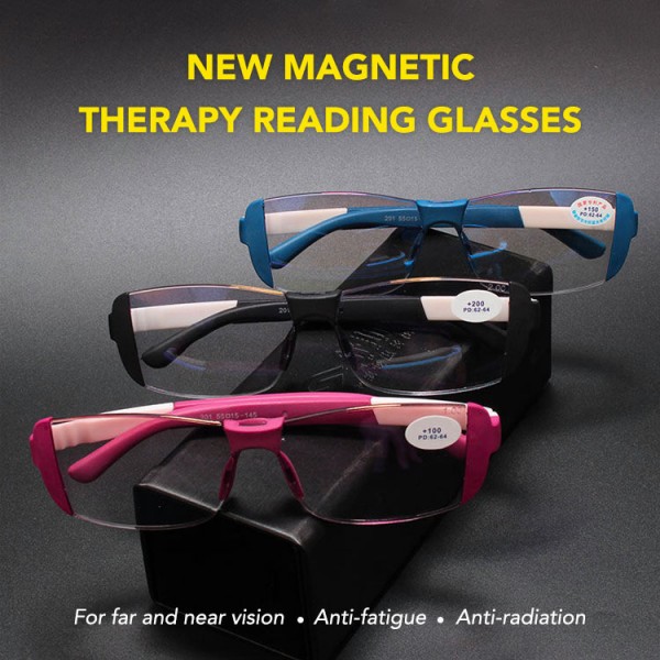 New magnetic therapy reading glasses..