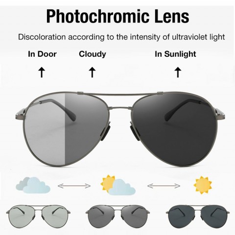 Men Titanium alloy memory metal sunglasses