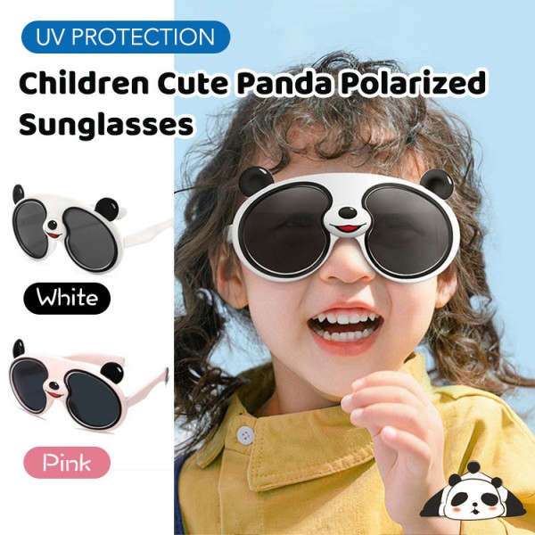 Kids Silicone Panda Sunglasses