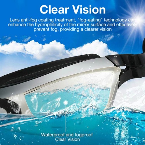 Anti-fog HD myopia swimming goggles