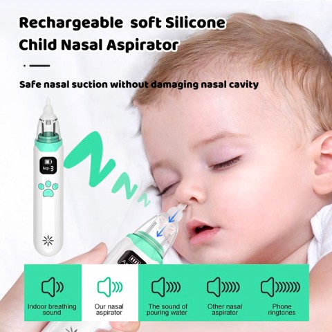 Rechargeable Baby Nose Cleaner Nasal Aspirator