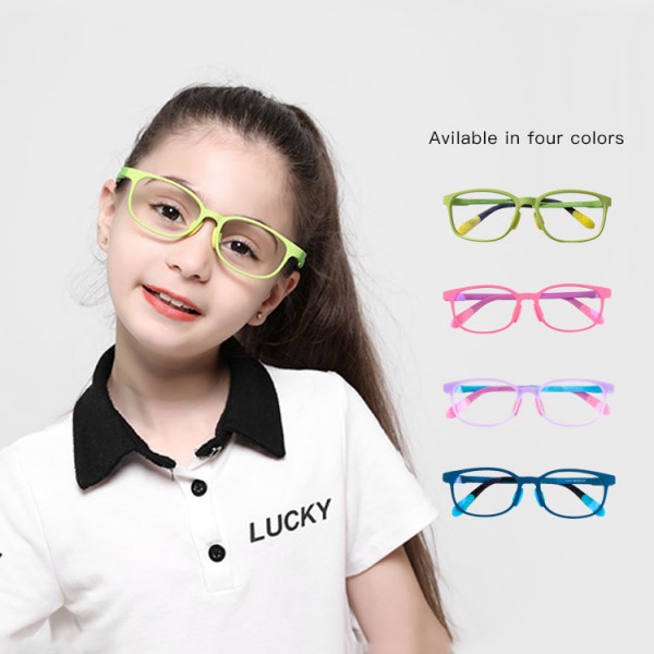 Unicorn color series children anti-blue light glasses