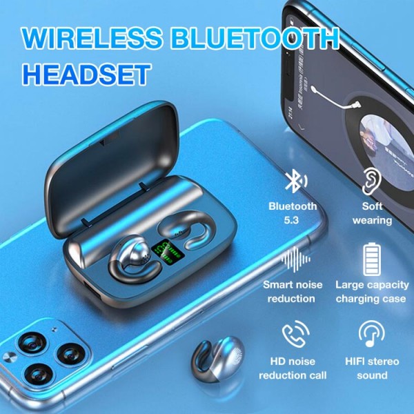 Earring Wireless Bluetooth Same style For Ambie Sound Earcuffs Ear Bone Conduction Earphones Headset TWS Sport Earbuds