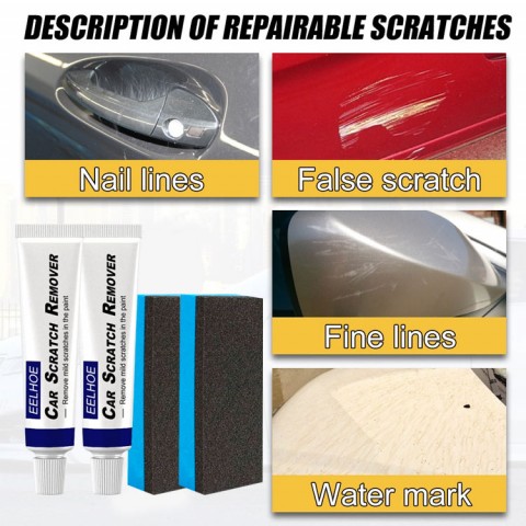 Scratches from cars and motorcycles in three seconds car scratch remover