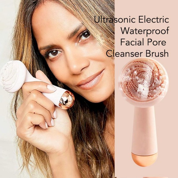 Ultrasonic Electric Waterproof FACIAL PORE CLEANSER Brush