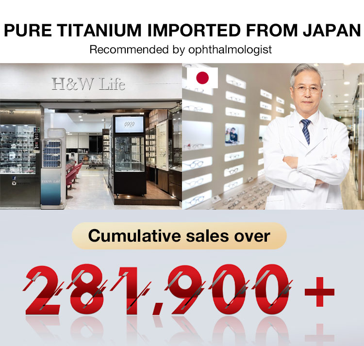 One year warrantyPure titanium mens reading glasses imported from